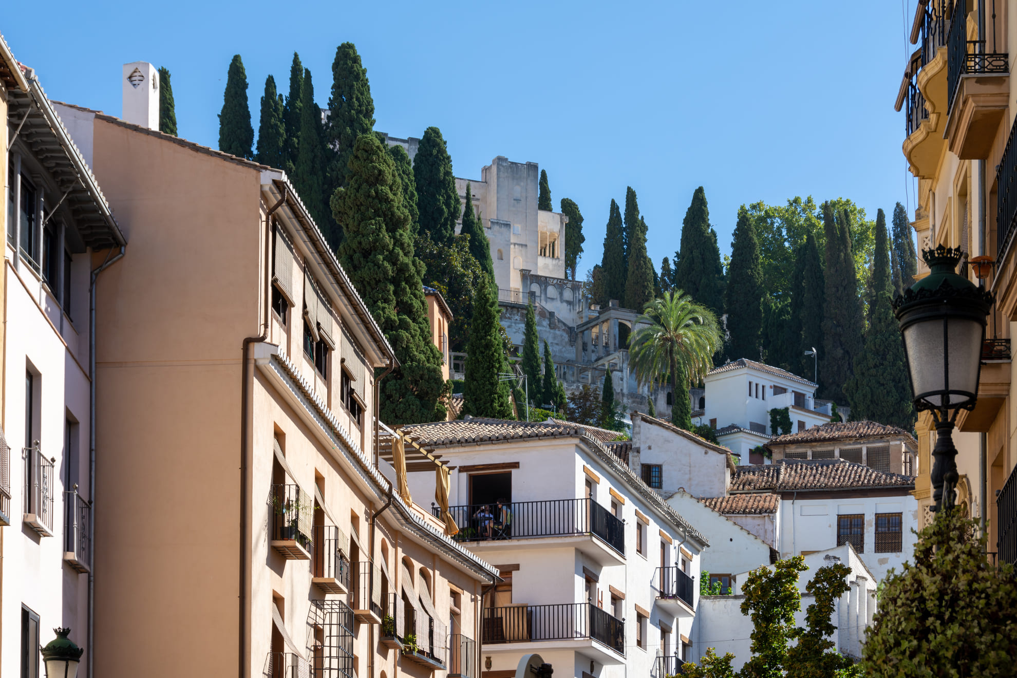 casas en el barrio de El Realejo en Granada